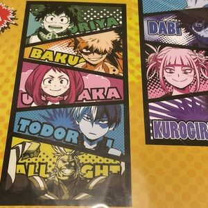 My Hero Academia Towel Deku Bakugou Todoroki All Might